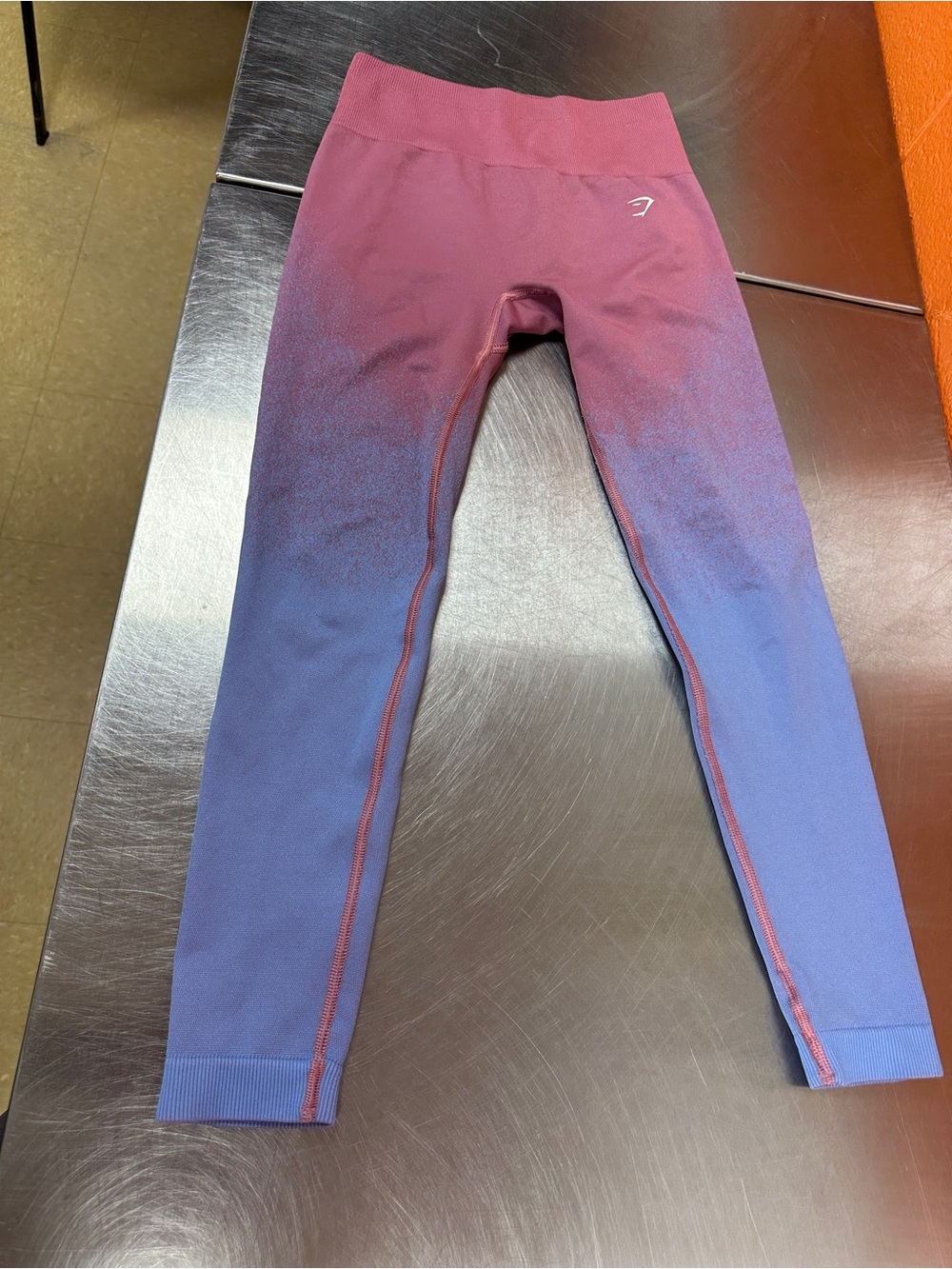 Women’s Gymshark Adapt Ombre Seamless Leggings Pink Red Blue Size S B1A2L